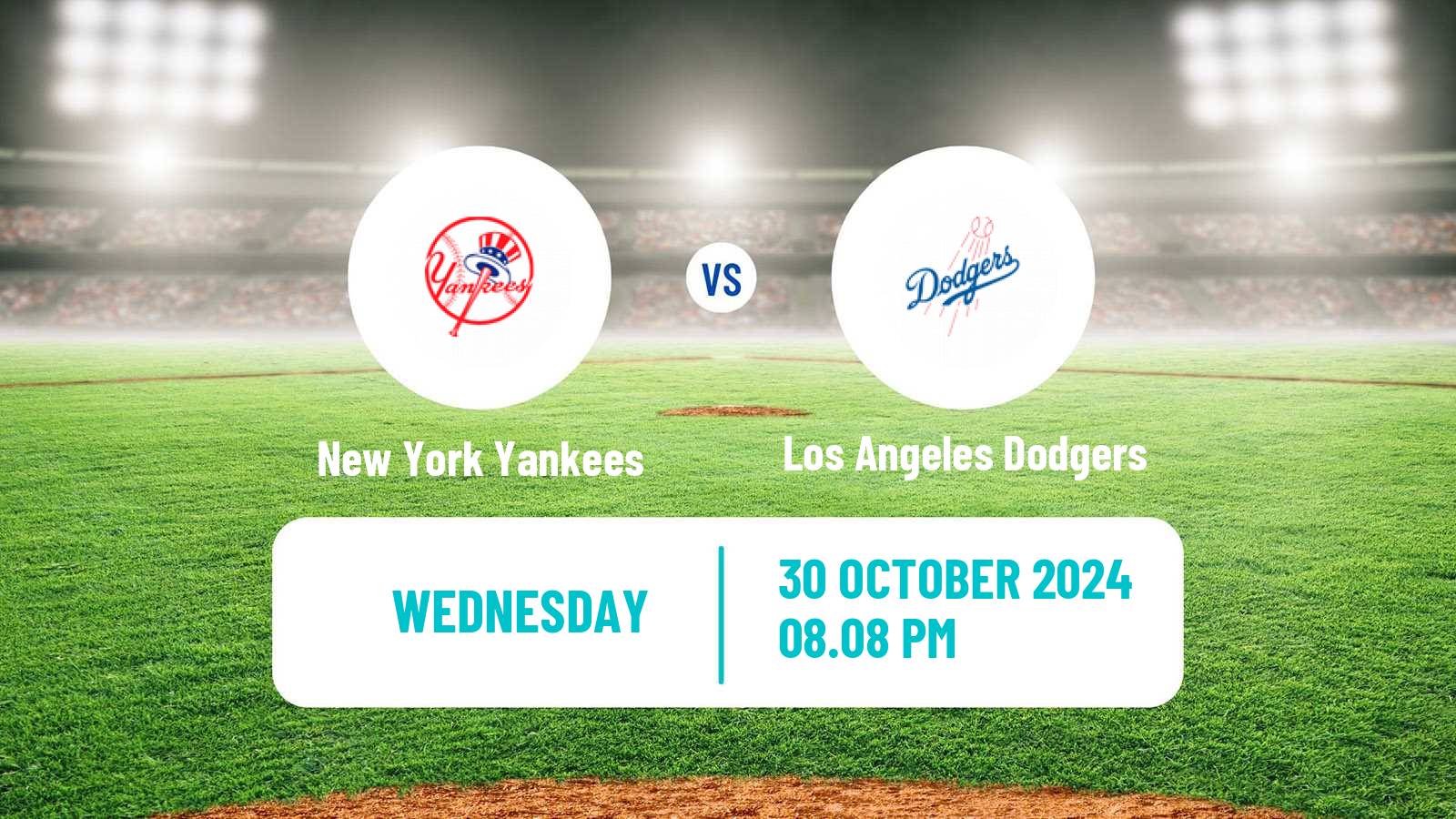 Baseball MLB New York Yankees - Los Angeles Dodgers