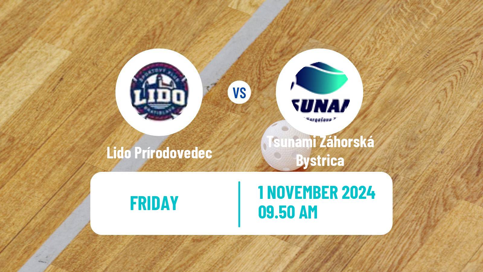 Floorball Slovak Extraliga Floorball Lido Prírodovedec - Tsunami Záhorská Bystrica