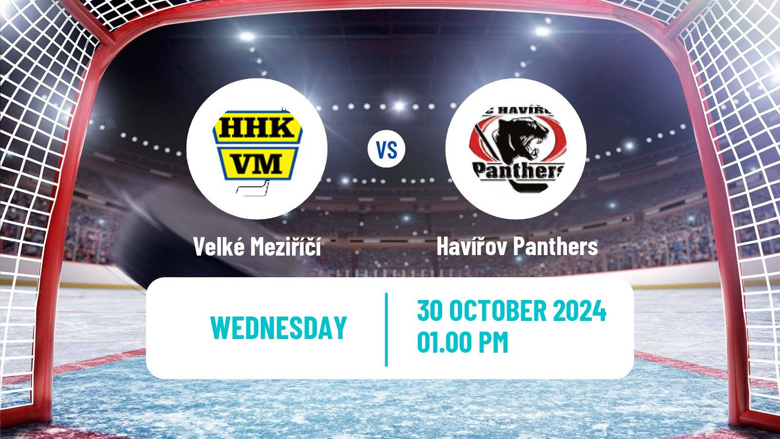 Hockey Czech 2 Liga Hockey East Velké Meziříčí - Havířov Panthers