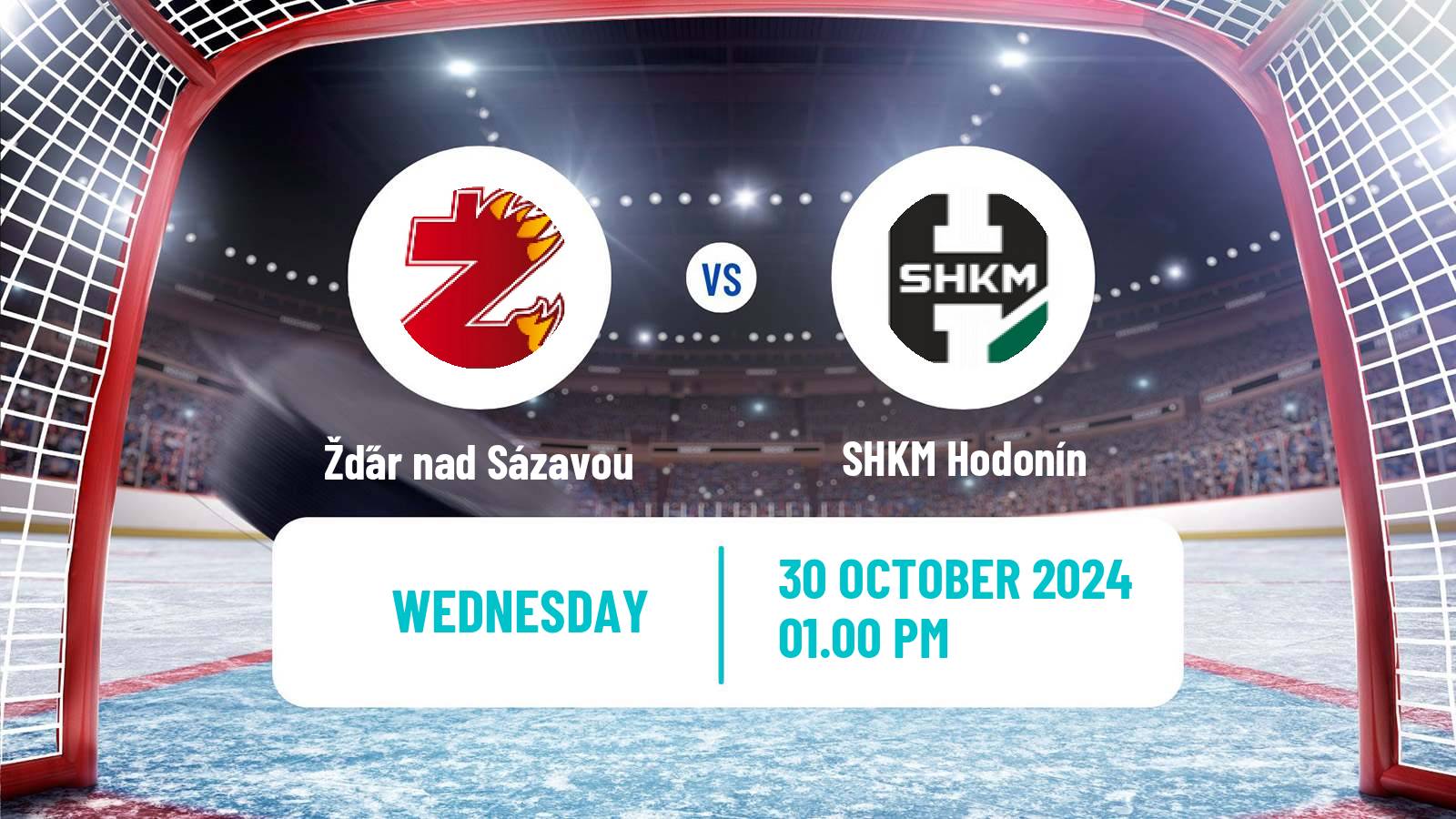 Hockey Czech 2 Liga Hockey East Žďár nad Sázavou - SHKM Hodonín