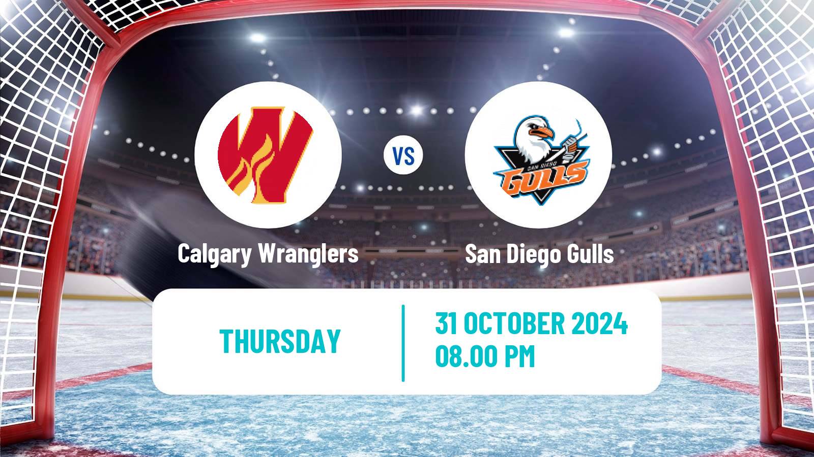 Hockey AHL Calgary Wranglers - San Diego Gulls