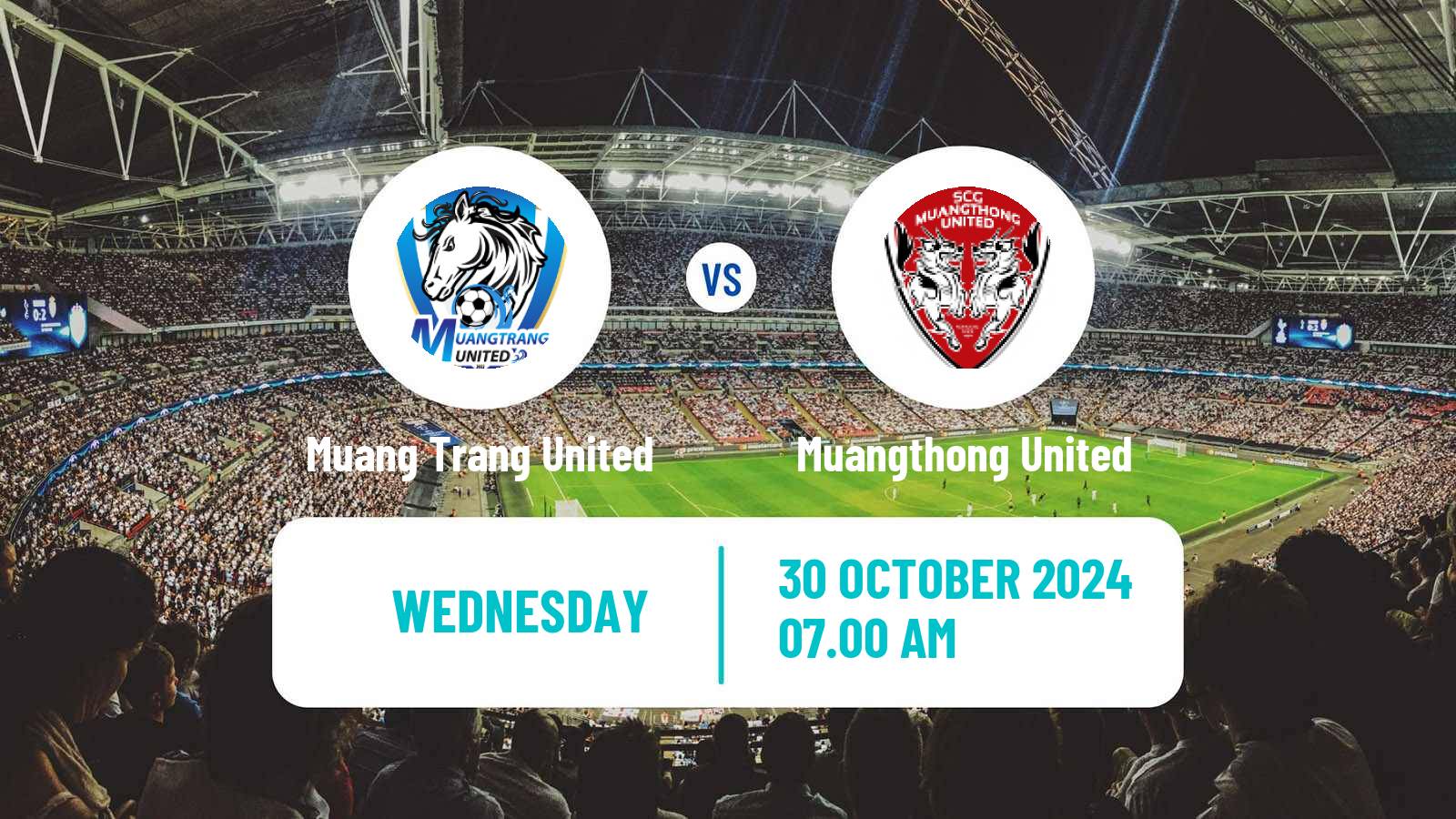 Soccer Thai League Cup Muang Trang United - Muangthong United