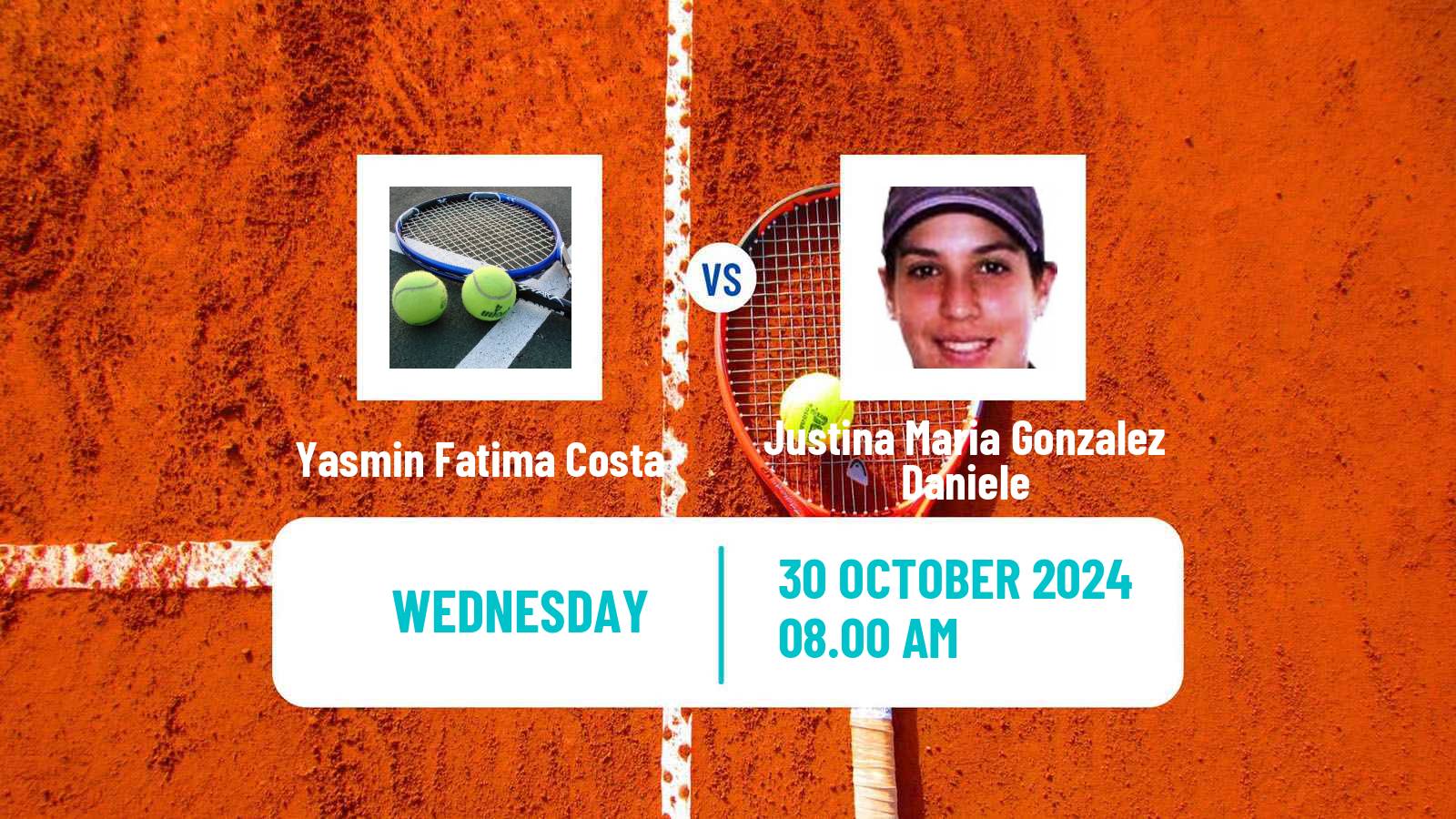 Tennis ITF W15 Luque Women Yasmin Fatima Costa - Justina Maria Gonzalez Daniele