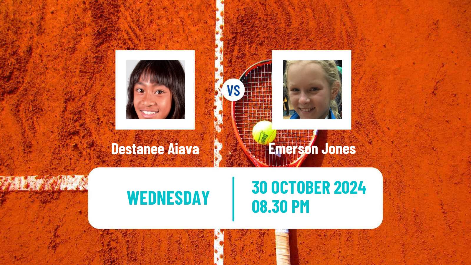 Tennis ITF W75 Sydney Women Destanee Aiava - Emerson Jones