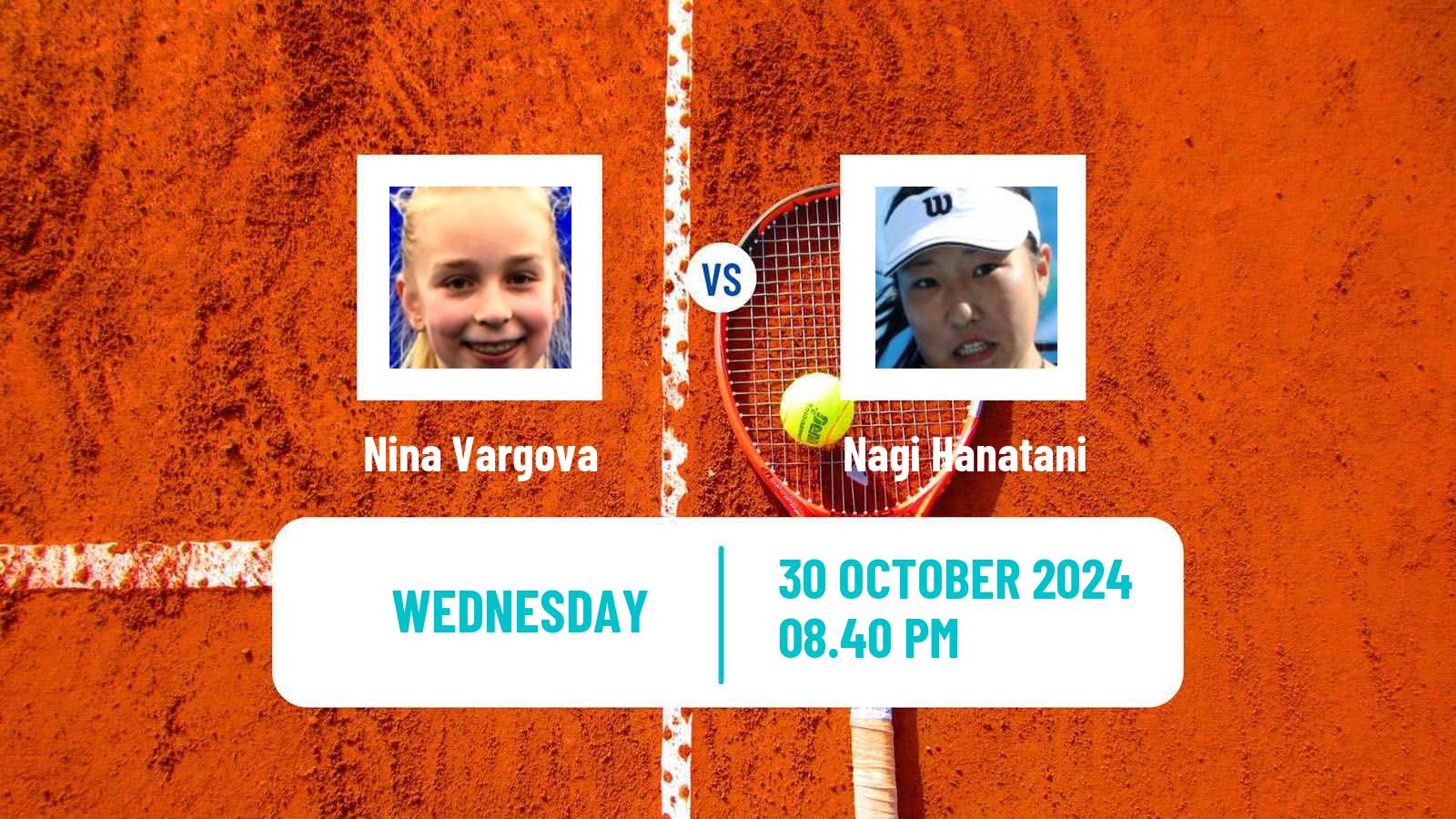 Tennis ITF W75 Sydney Women Nina Vargova - Nagi Hanatani