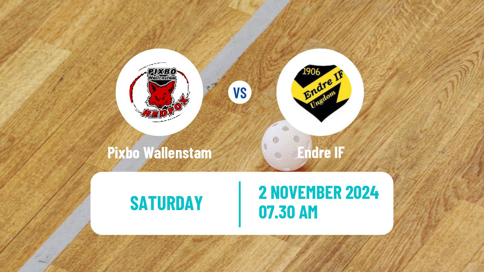 Floorball Swedish Superligan Floorball Women Pixbo Wallenstam - Endre IF