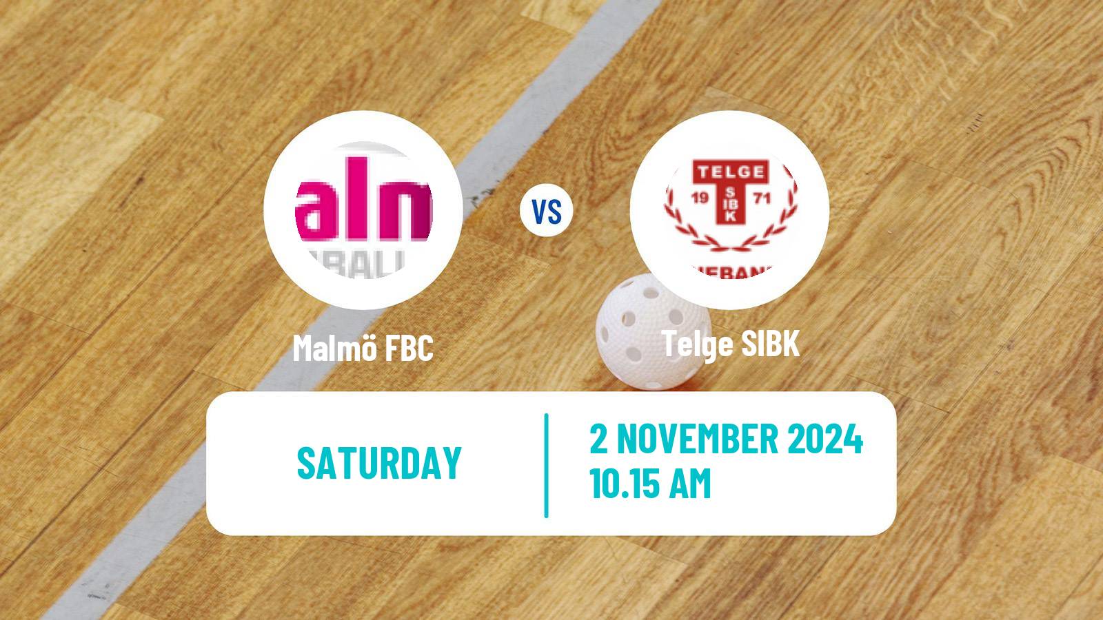 Floorball Swedish Superligan Floorball Women Malmö FBC - Telge