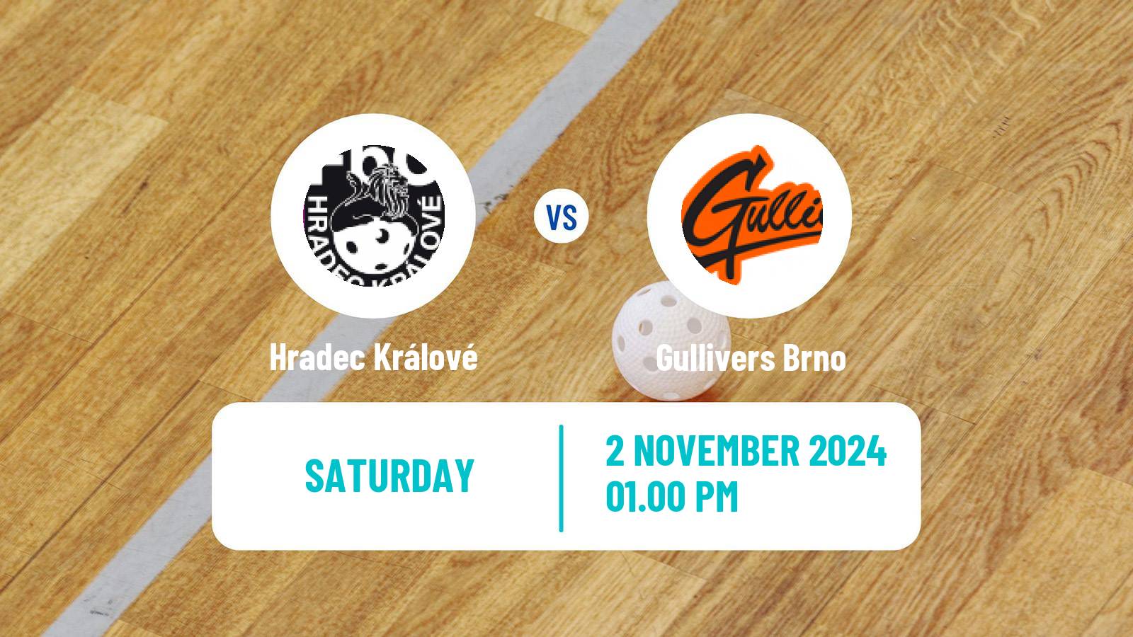 Floorball Czech 1 Liga Floorball Hradec Králové - Gullivers Brno