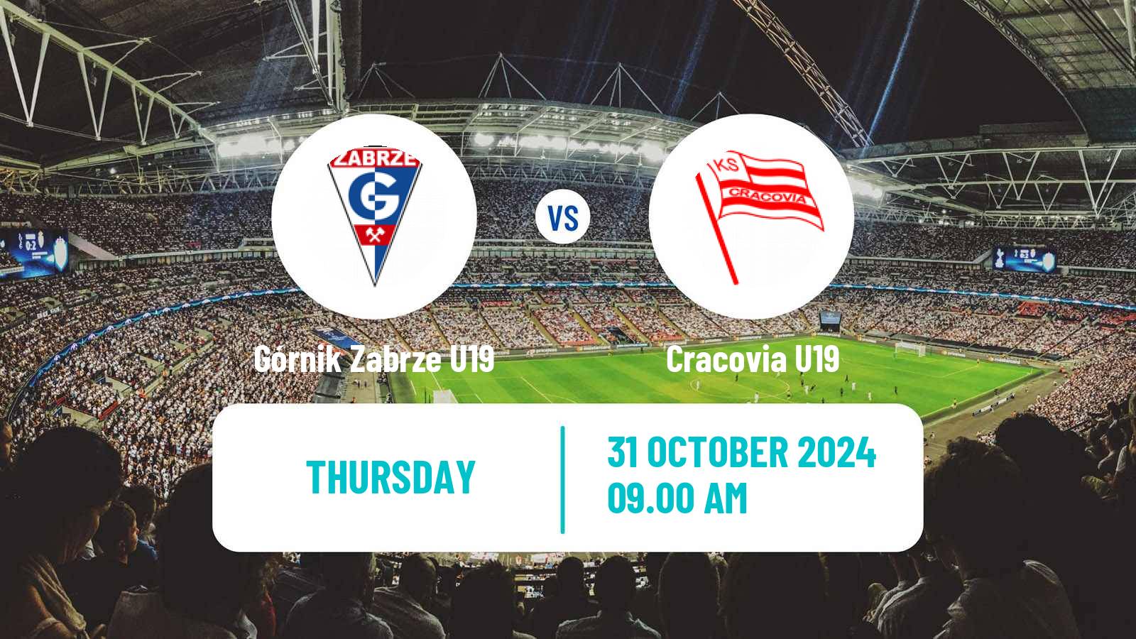 Soccer Polish Central Youth League Górnik Zabrze U19 - Cracovia U19