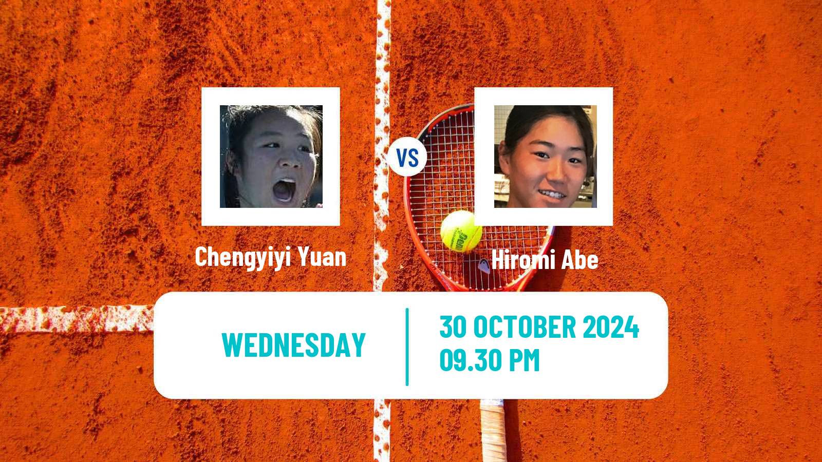 Tennis ITF W35 Makinohara Women Chengyiyi Yuan - Hiromi Abe