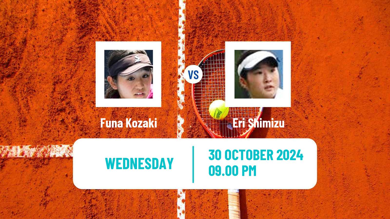 Tennis ITF W35 Makinohara Women Funa Kozaki - Eri Shimizu