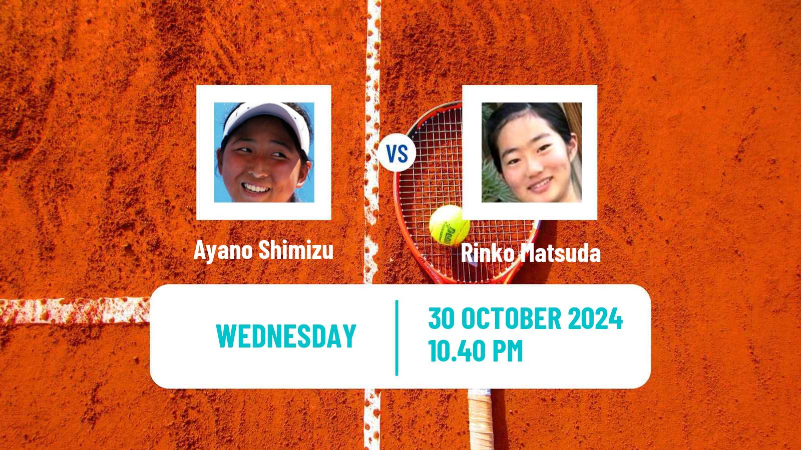 Tennis ITF W35 Makinohara Women Ayano Shimizu - Rinko Matsuda