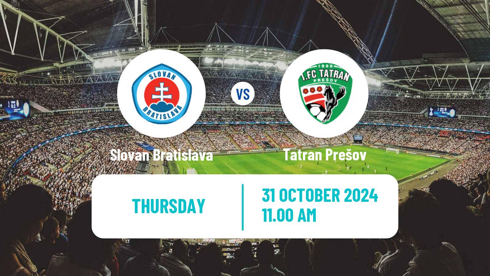 Soccer Slovak 1 Liga Women Slovan Bratislava - Tatran Prešov