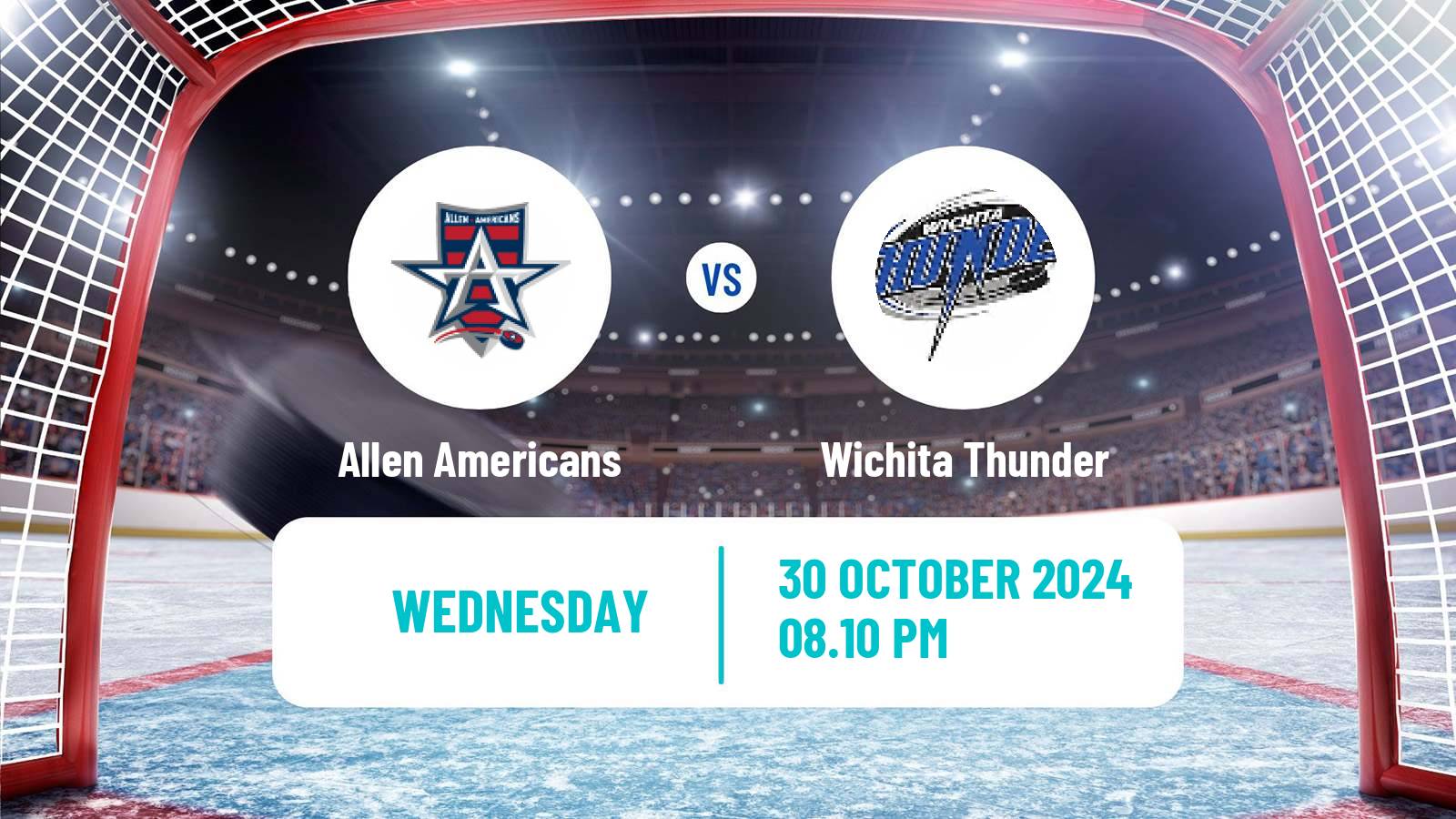 Hockey ECHL Allen Americans - Wichita Thunder