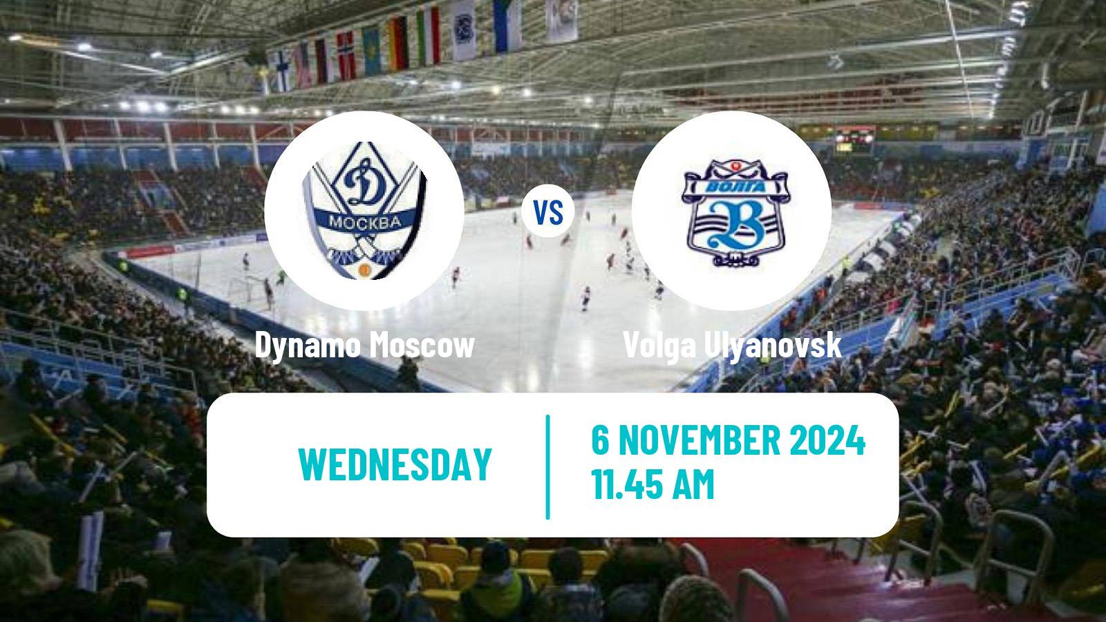 Bandy Russian Super League Bandy Dynamo Moscow - Volga Ulyanovsk