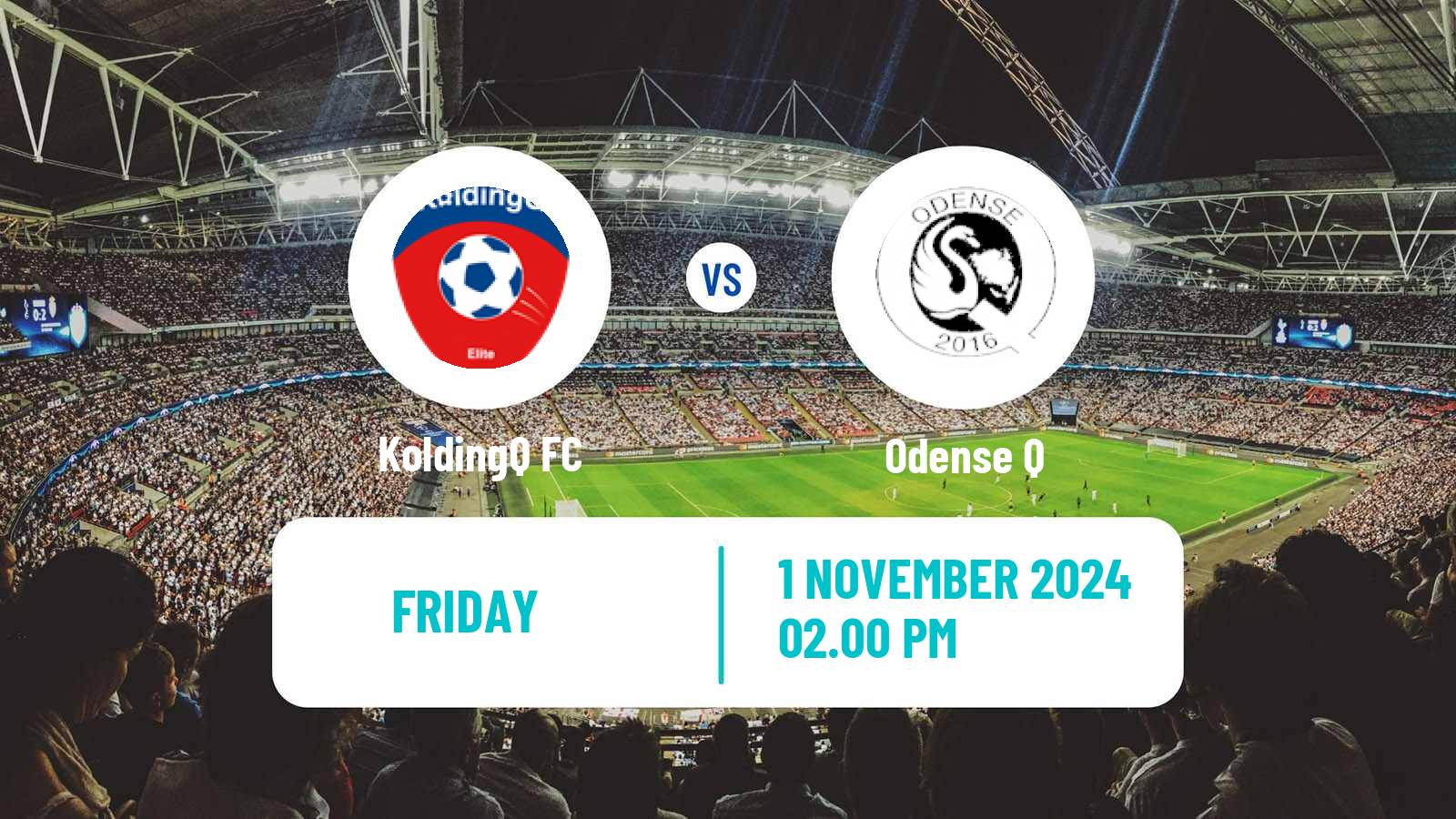 Soccer Danish Elitedivisionen Women KoldingQ - Odense Q