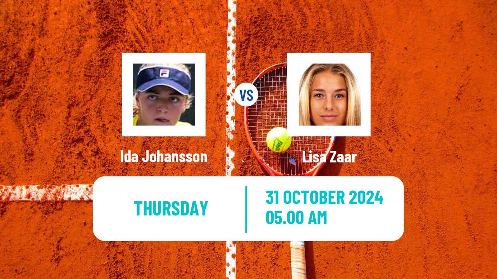 Tennis ITF W15 Taby Women Ida Johansson - Lisa Zaar