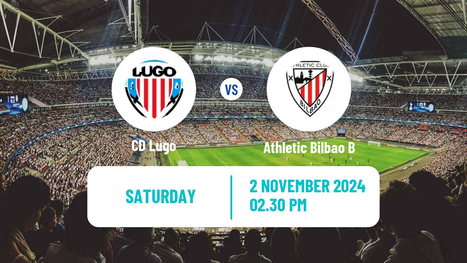 Soccer Spanish Primera RFEF Group 1 Lugo - Athletic Bilbao B