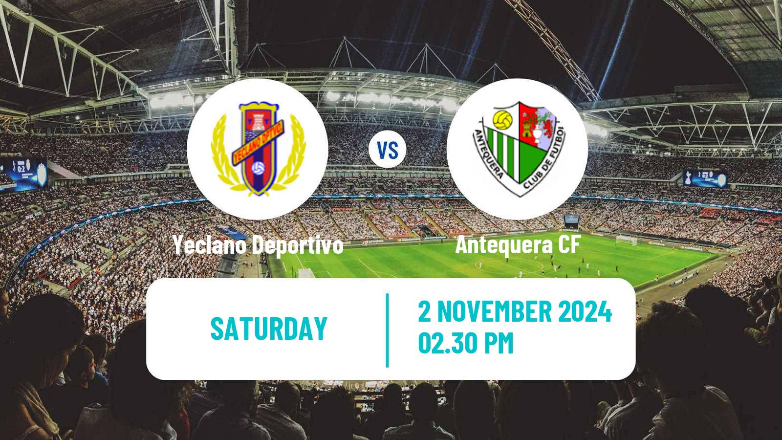 Soccer Spanish Primera RFEF Group 2 Yeclano Deportivo - Antequera