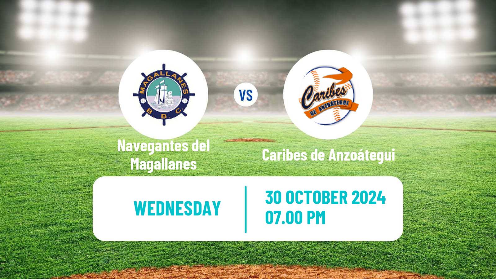 Baseball Venezuelan LVBP Navegantes del Magallanes - Caribes de Anzoátegui