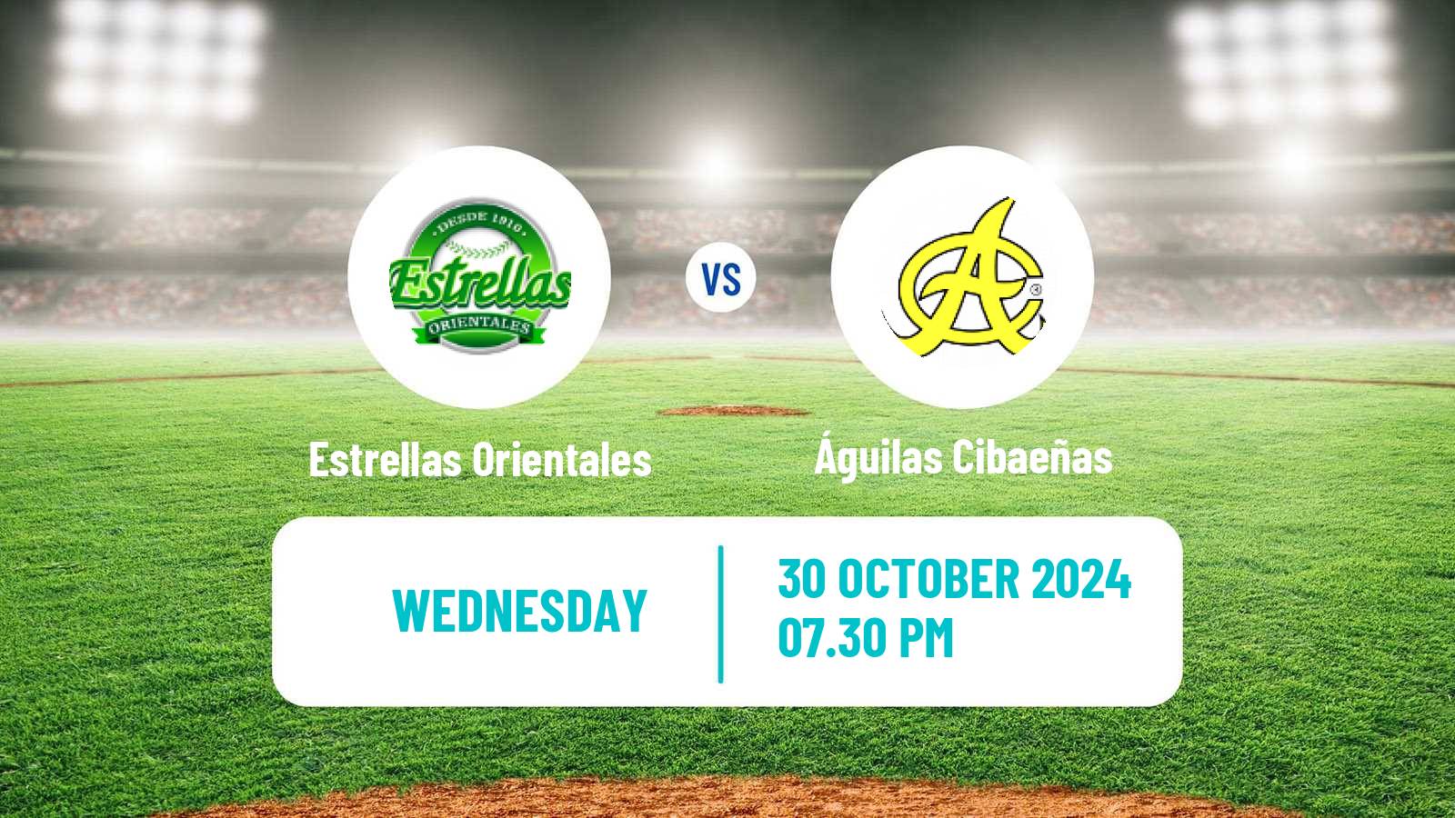 Baseball LIDOM Estrellas Orientales - Águilas Cibaeñas