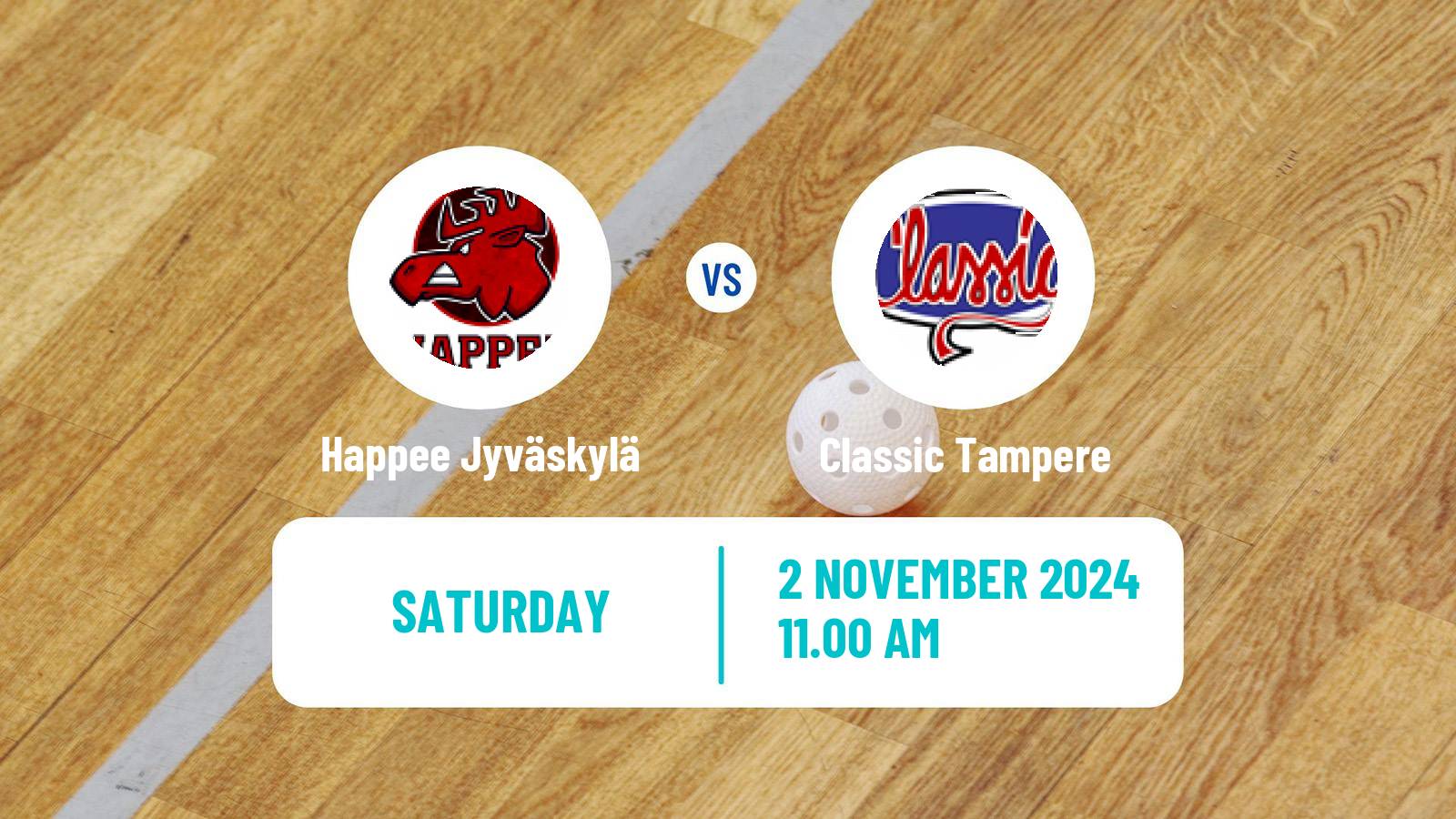 Floorball Finnish F-Liiga Happee Jyväskylä - Classic Tampere