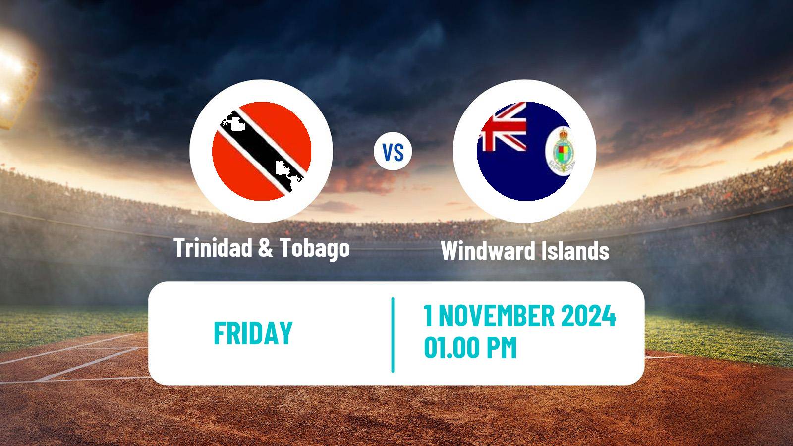 Cricket Super50 Trinidad & Tobago - Windward Islands