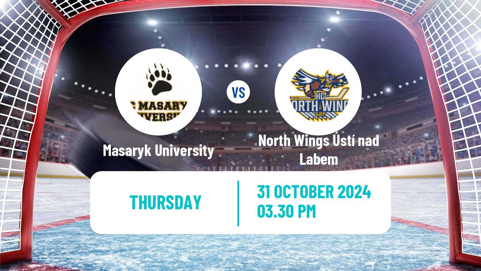 Hockey Czech ULLH Masaryk University - North Wings Ústí nad Labem