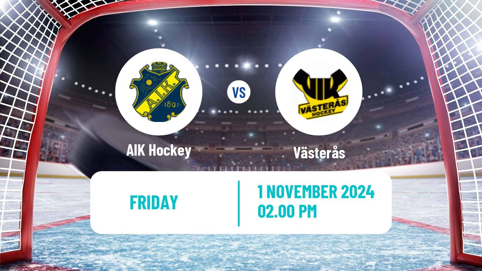 Hockey Swedish Hockey Allsvenskan AIK - Västerås