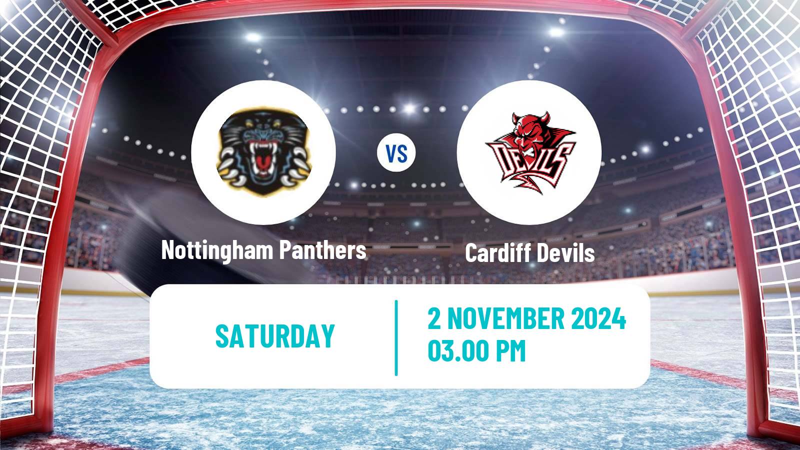 Hockey United Kingdom Elite League Nottingham Panthers - Cardiff Devils