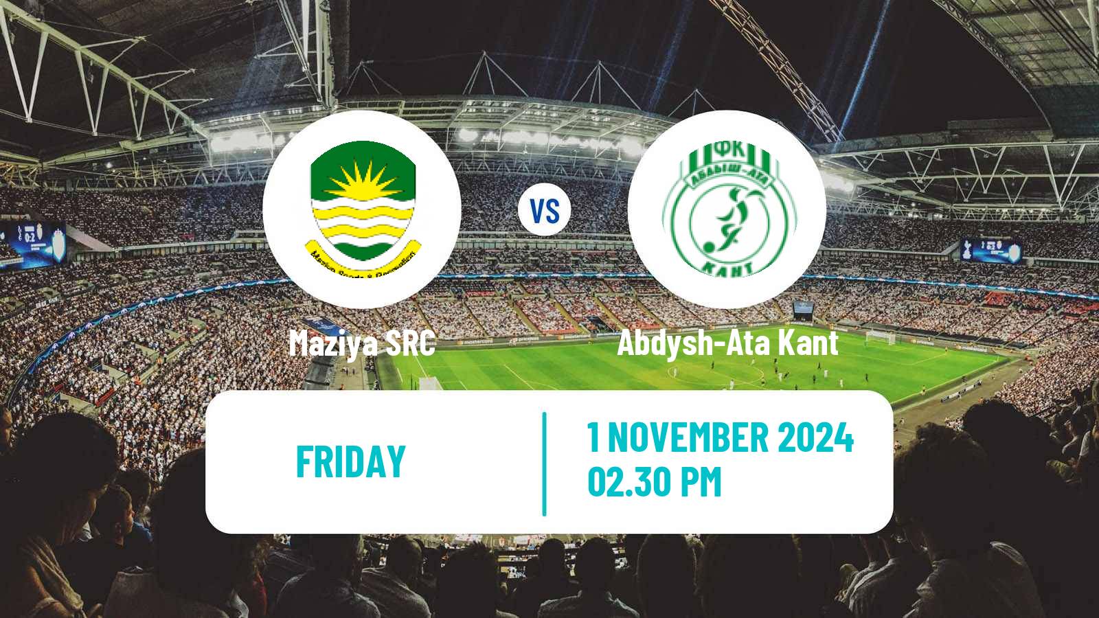 Soccer AFC Challenge League Maziya - Abdysh-Ata Kant