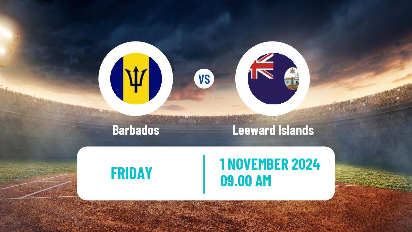 Cricket Super50 Barbados - Leeward Islands