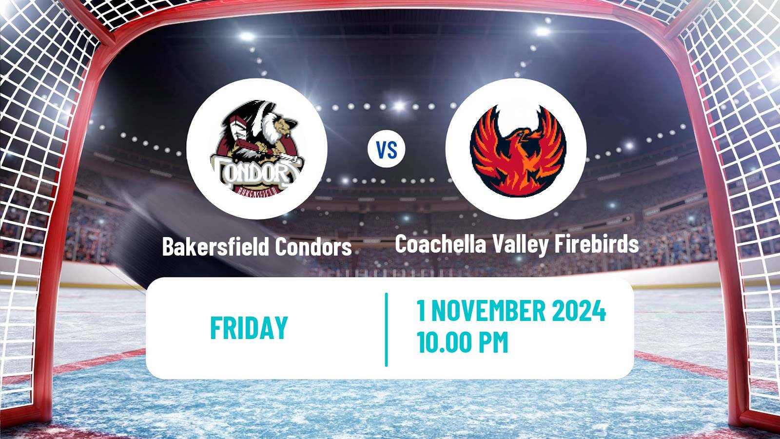 Hockey AHL Bakersfield Condors - Coachella Valley Firebirds