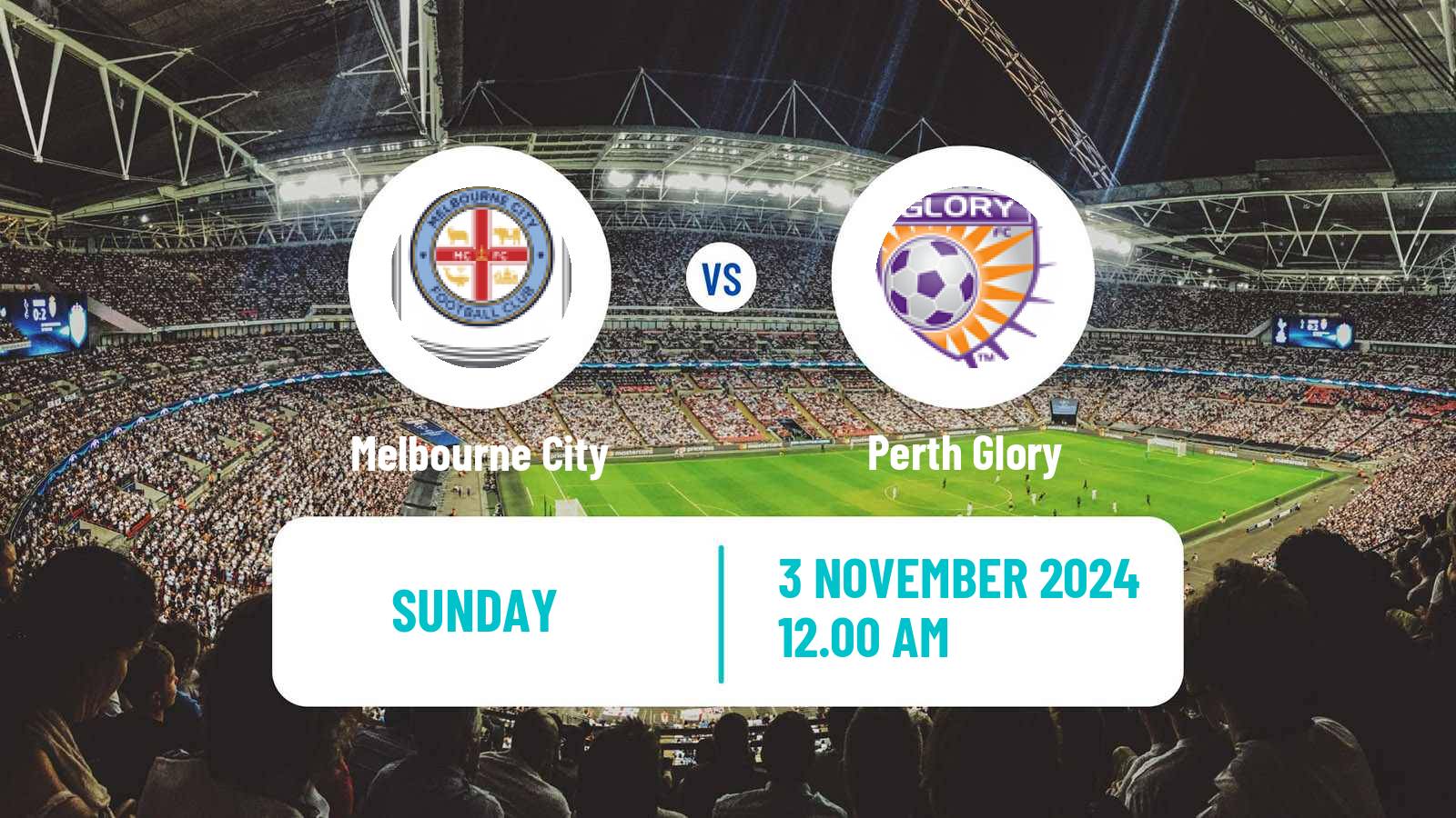 Soccer Australian A-League Women Melbourne City - Perth Glory