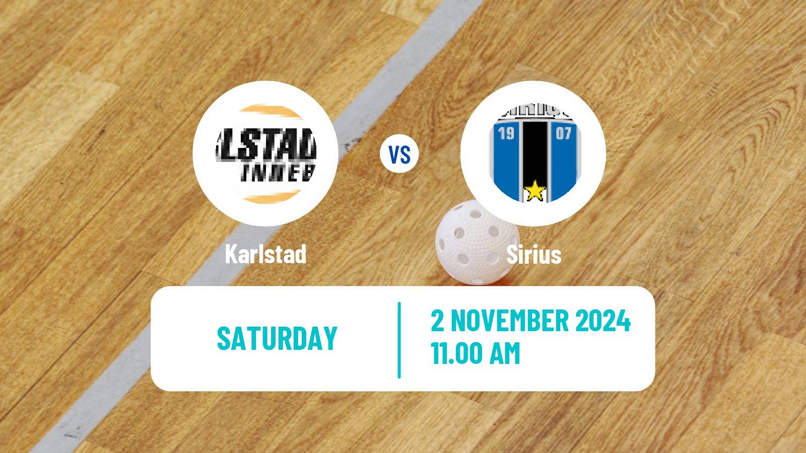 Floorball Swedish Allsvenskan Floorball Karlstad - Sirius