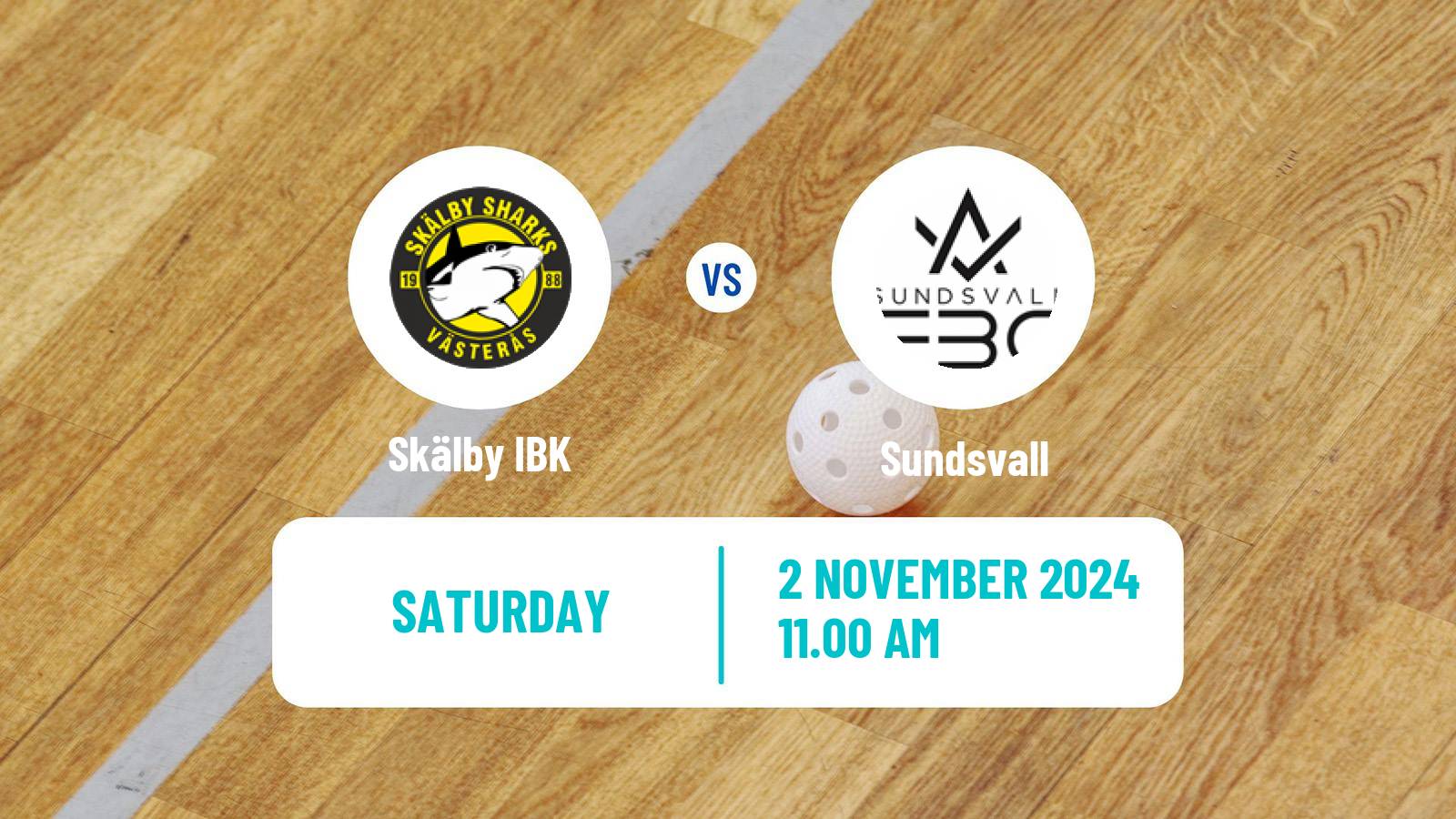 Floorball Swedish Allsvenskan Floorball Skälby - Sundsvall