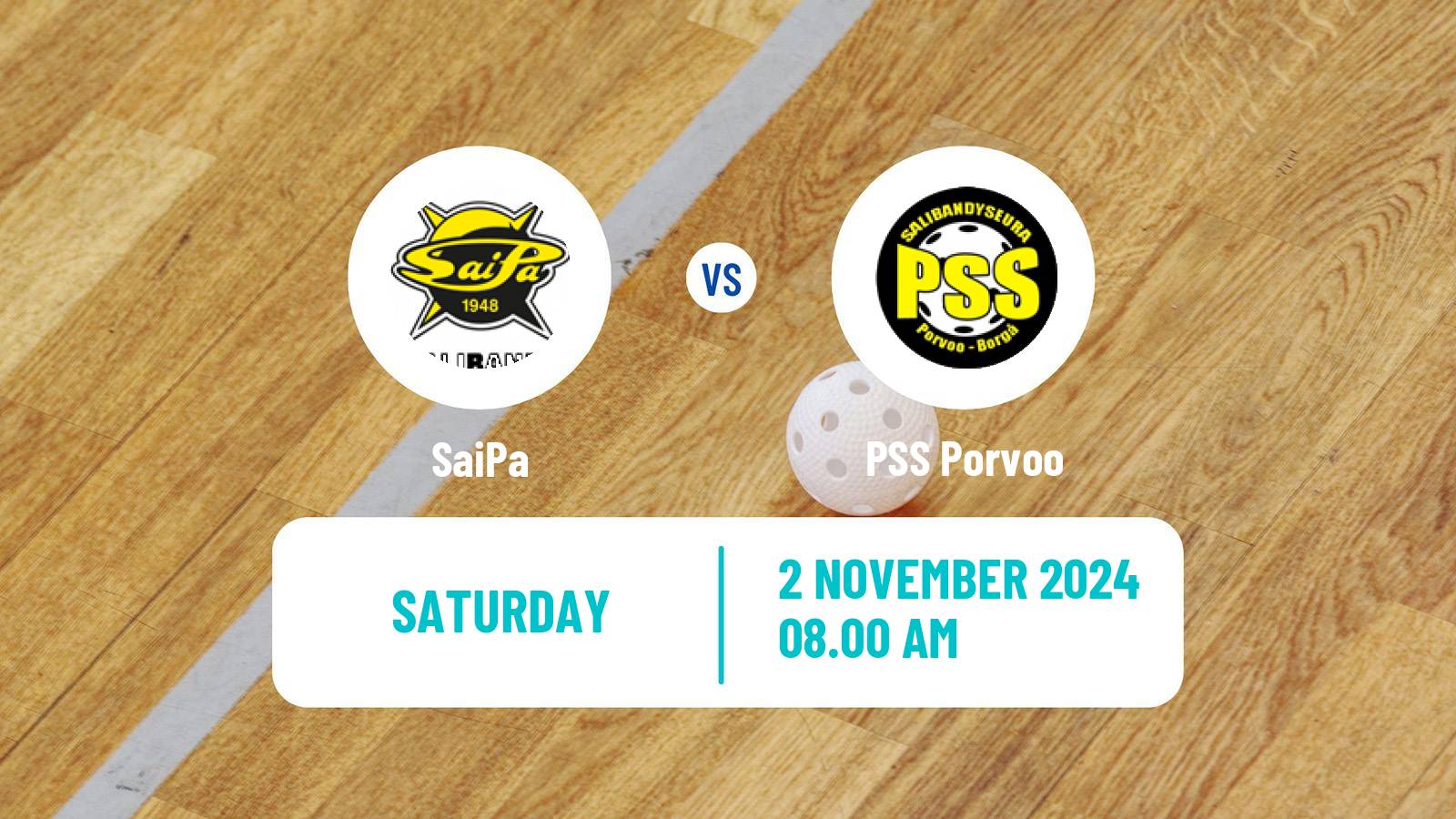 Floorball Finnish F-Liiga Women SaiPa - PSS Porvoo