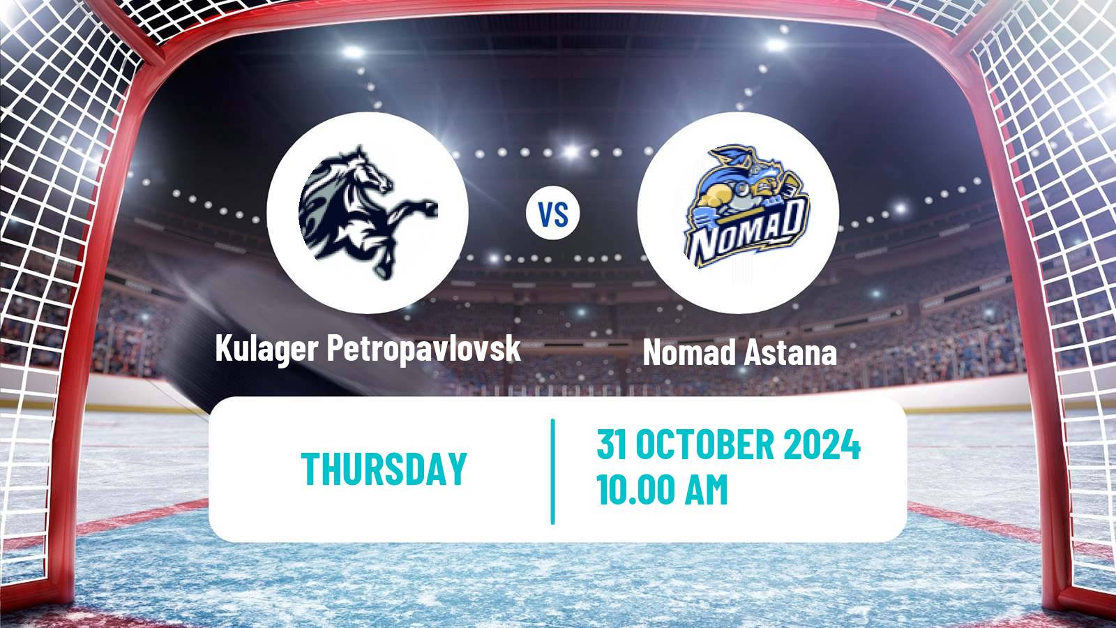 Hockey Kazakh Ice Hockey Championship Kulager Petropavlovsk - Nomad