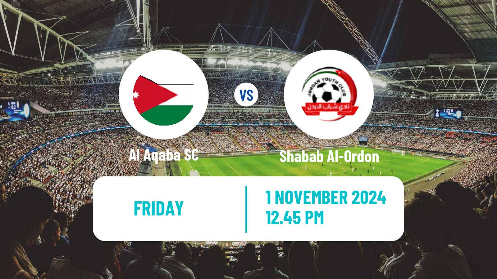 Soccer Jordan Premier League Al Aqaba - Shabab Al-Ordon