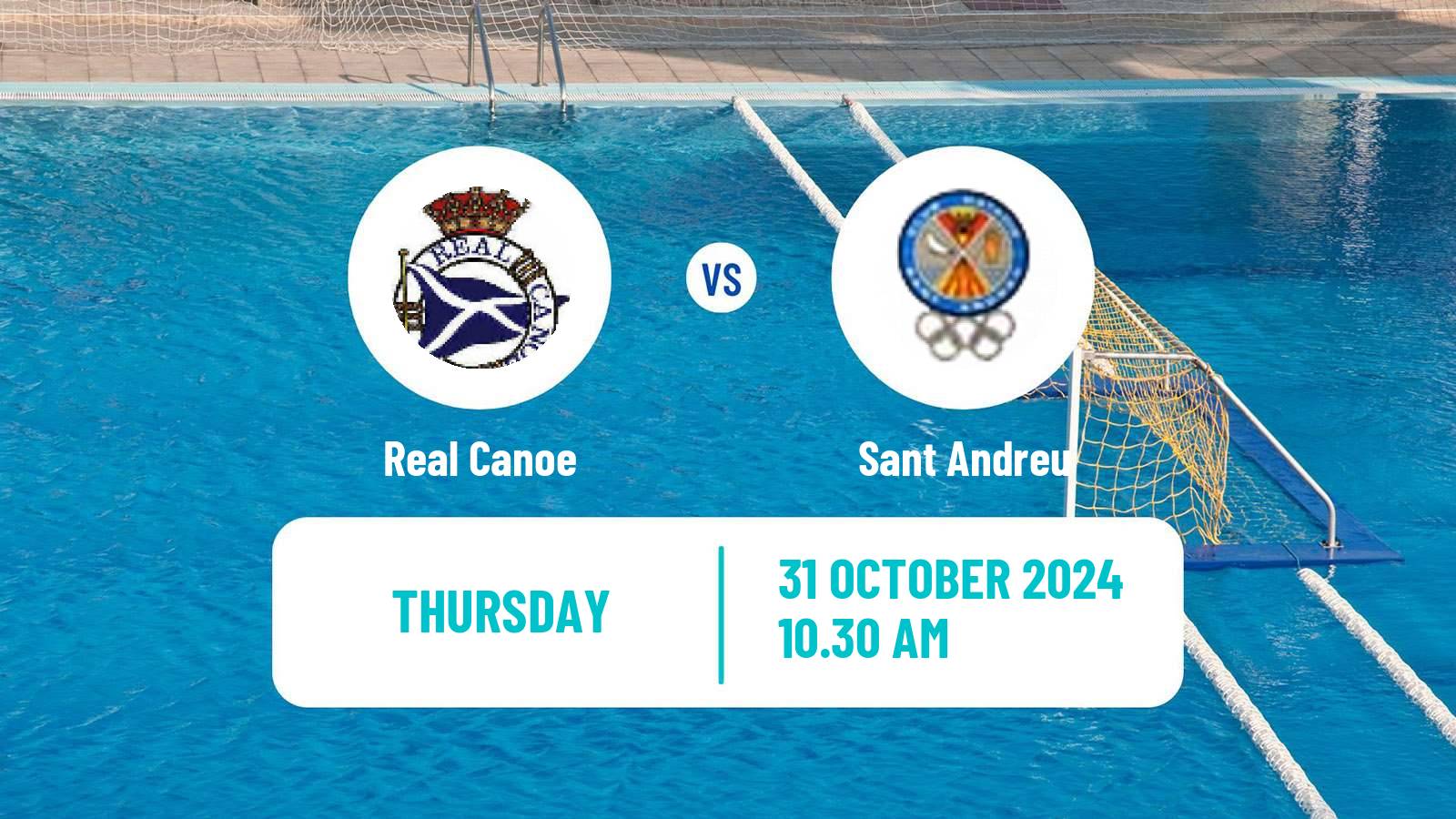 Water polo Spanish Liga Premaat Women Real Canoe - Sant Andreu