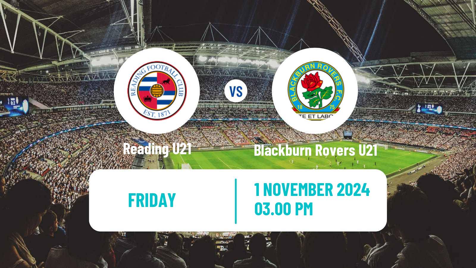 Soccer English Premier League 2 Reading U21 - Blackburn Rovers U21