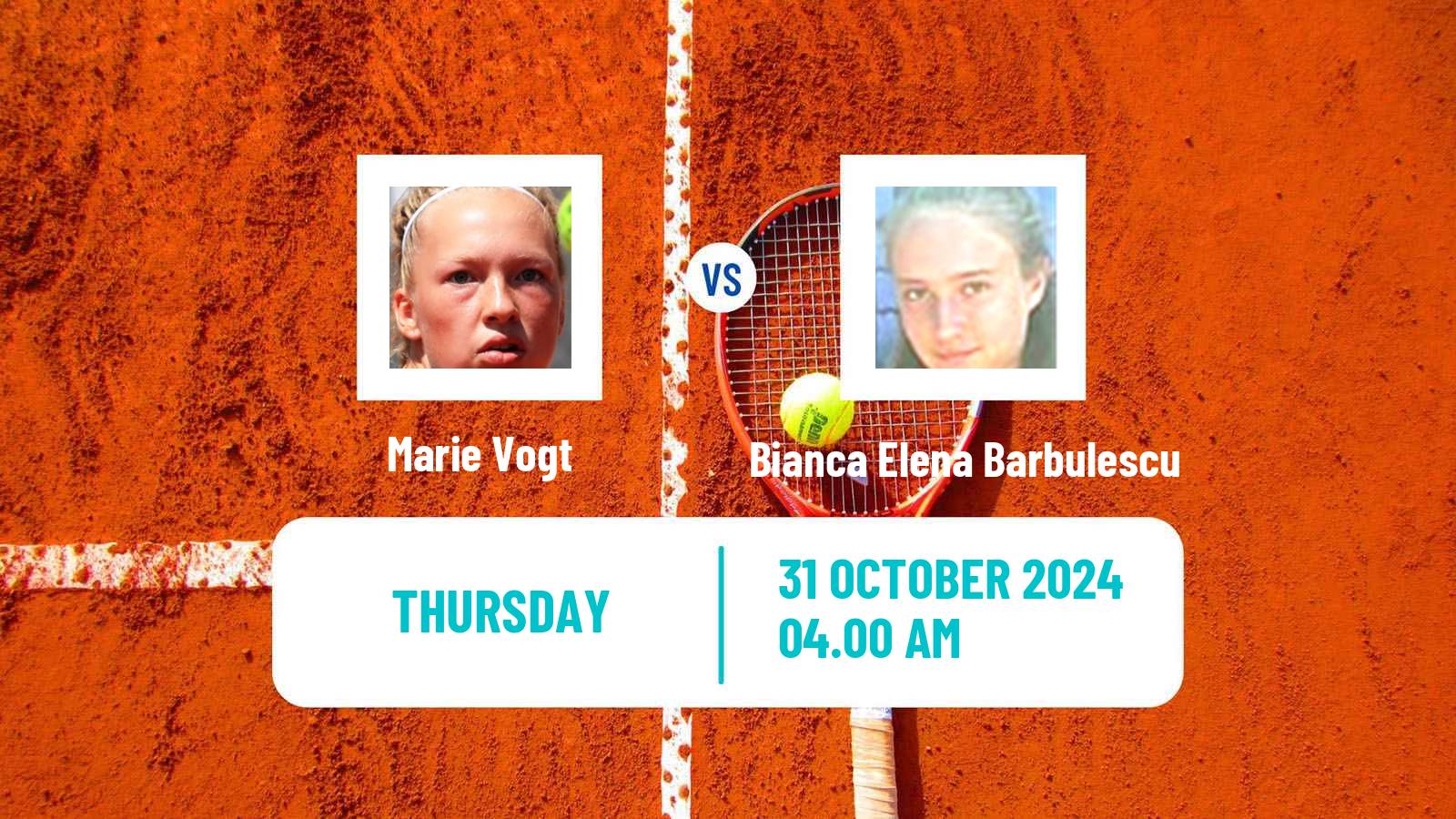 Tennis ITF W15 Heraklion 12 Women Marie Vogt - Bianca Elena Barbulescu