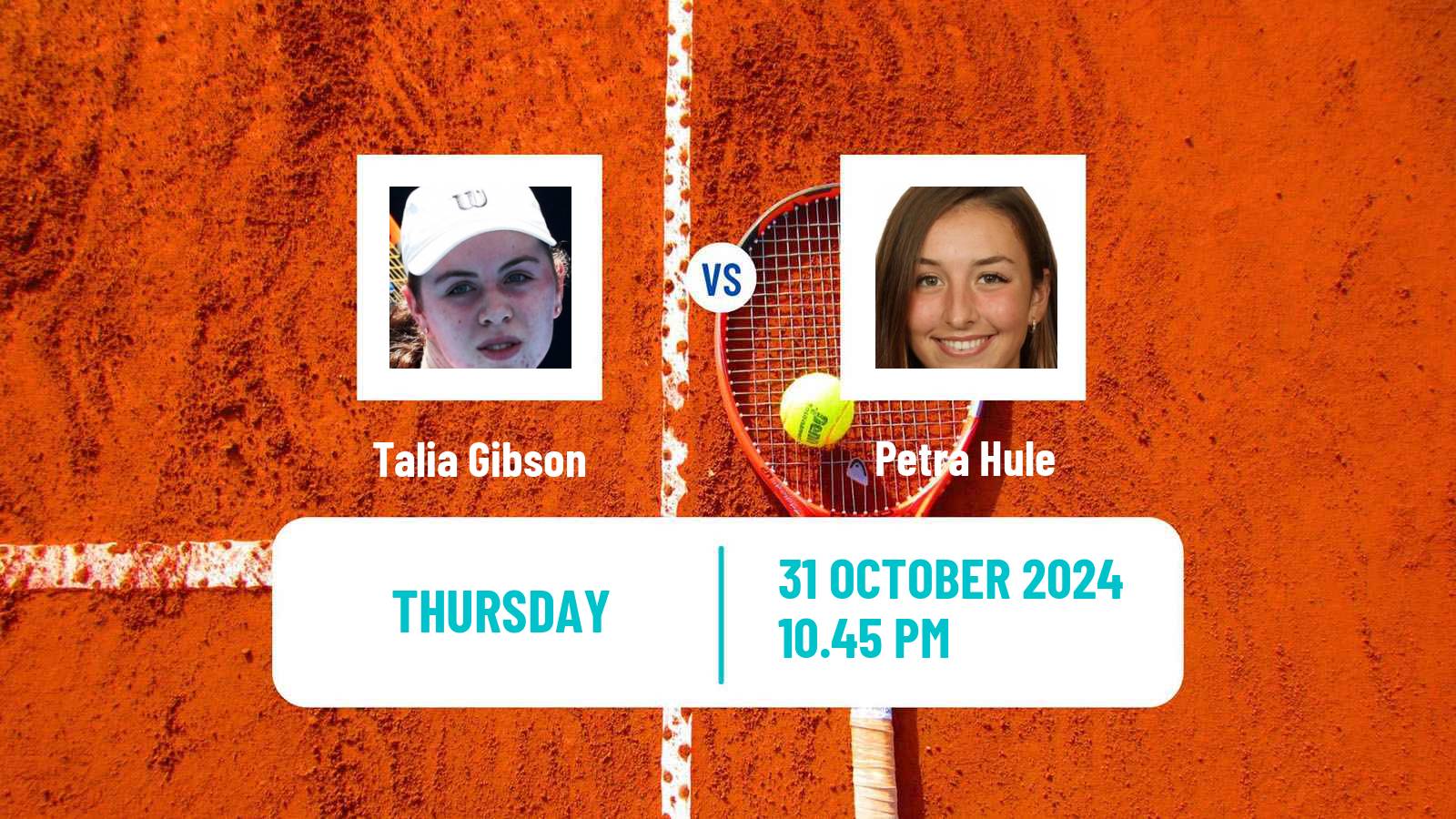 Tennis ITF W75 Sydney Women Talia Gibson - Petra Hule