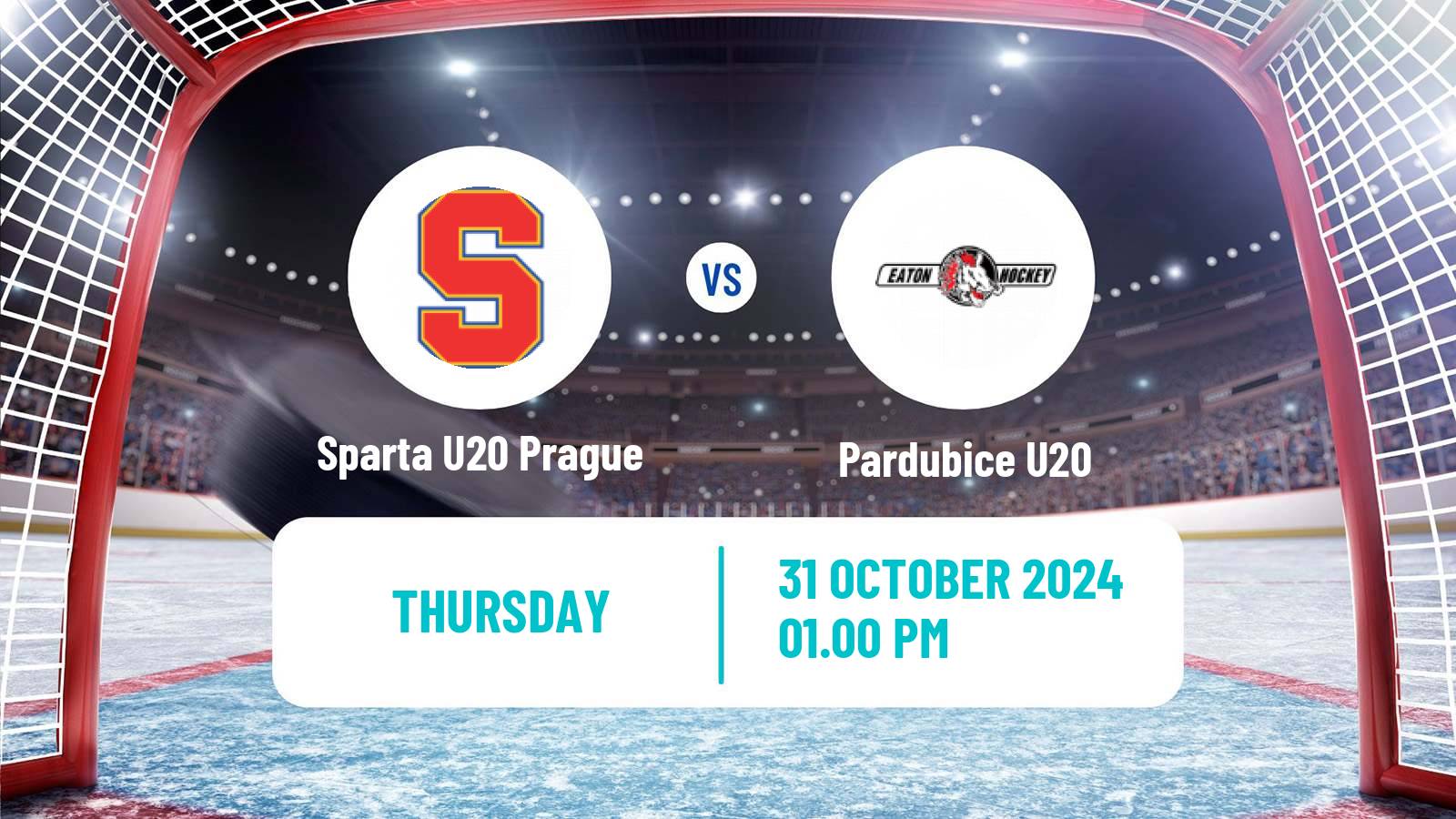 Hockey Czech ELJ Sparta U20 Prague - Pardubice U20