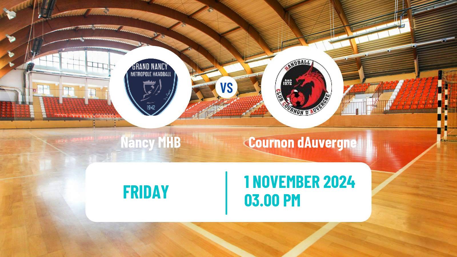 Handball French Proligue Handball Nancy - Cournon dAuvergne