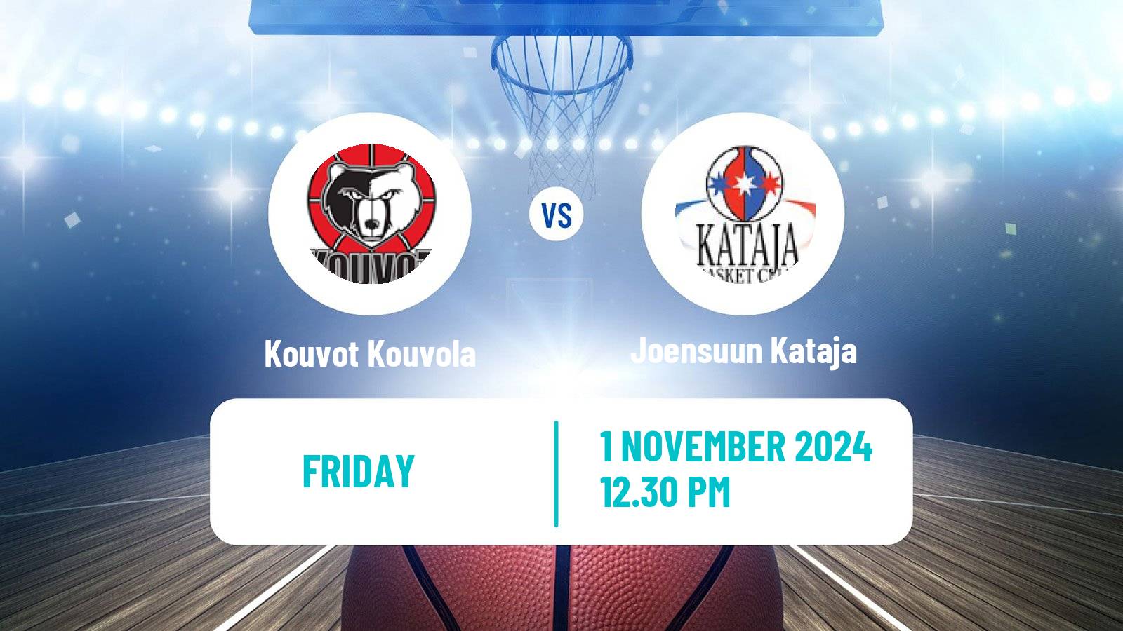 Basketball Finnish Korisliiga Kouvot Kouvola - Joensuun Kataja