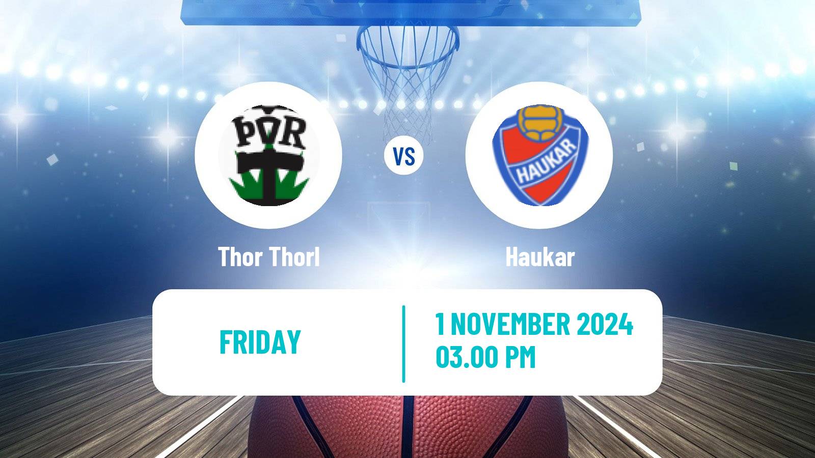 Basketball Icelandic Premier League Basketball Thor Thorl - Haukar