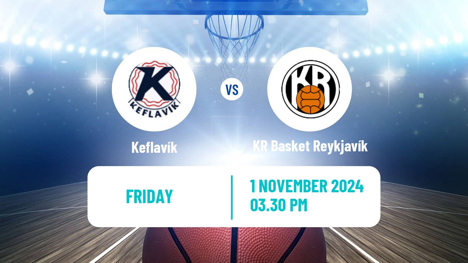 Basketball Icelandic Premier League Basketball Keflavík - KR Basket Reykjavík