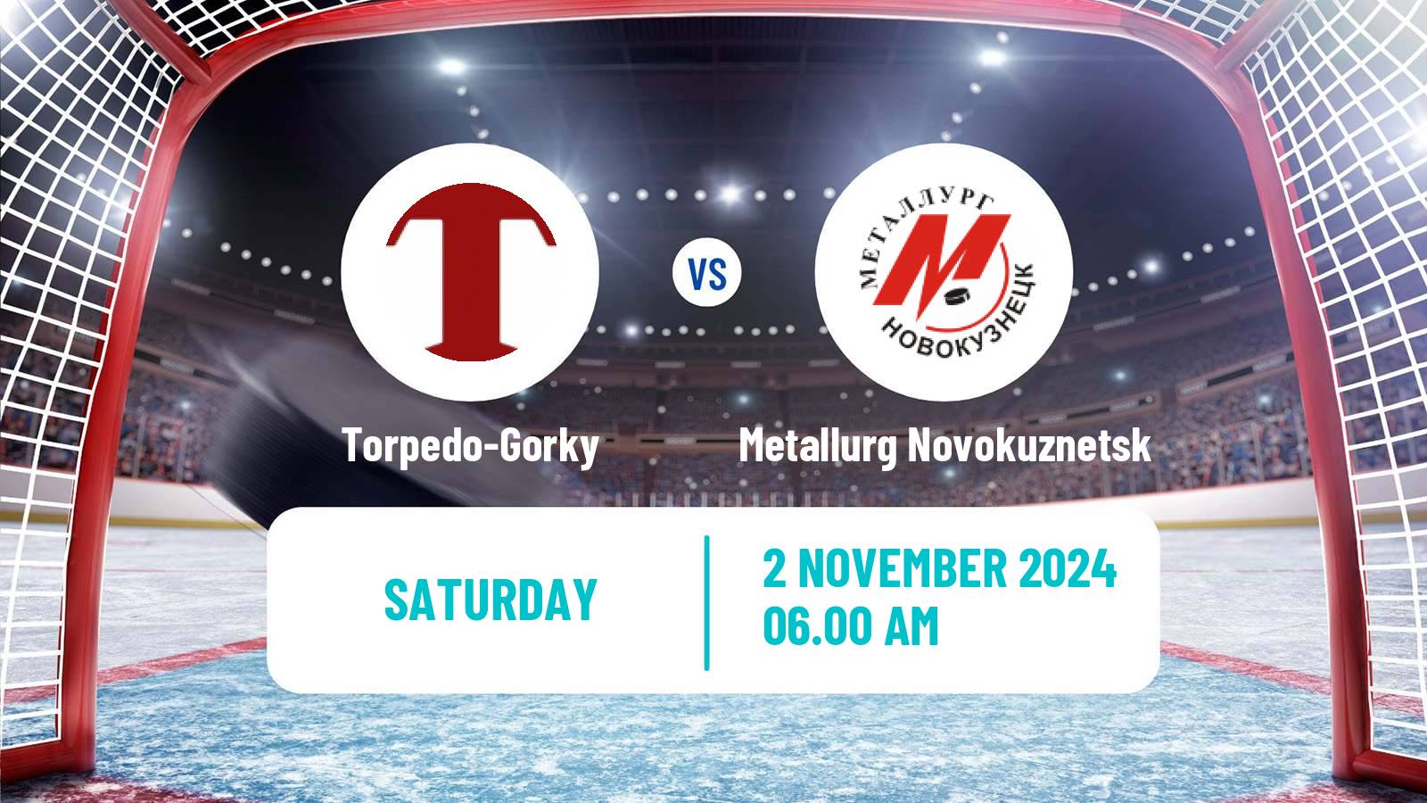 Hockey VHL Torpedo-Gorky - Metallurg Novokuznetsk