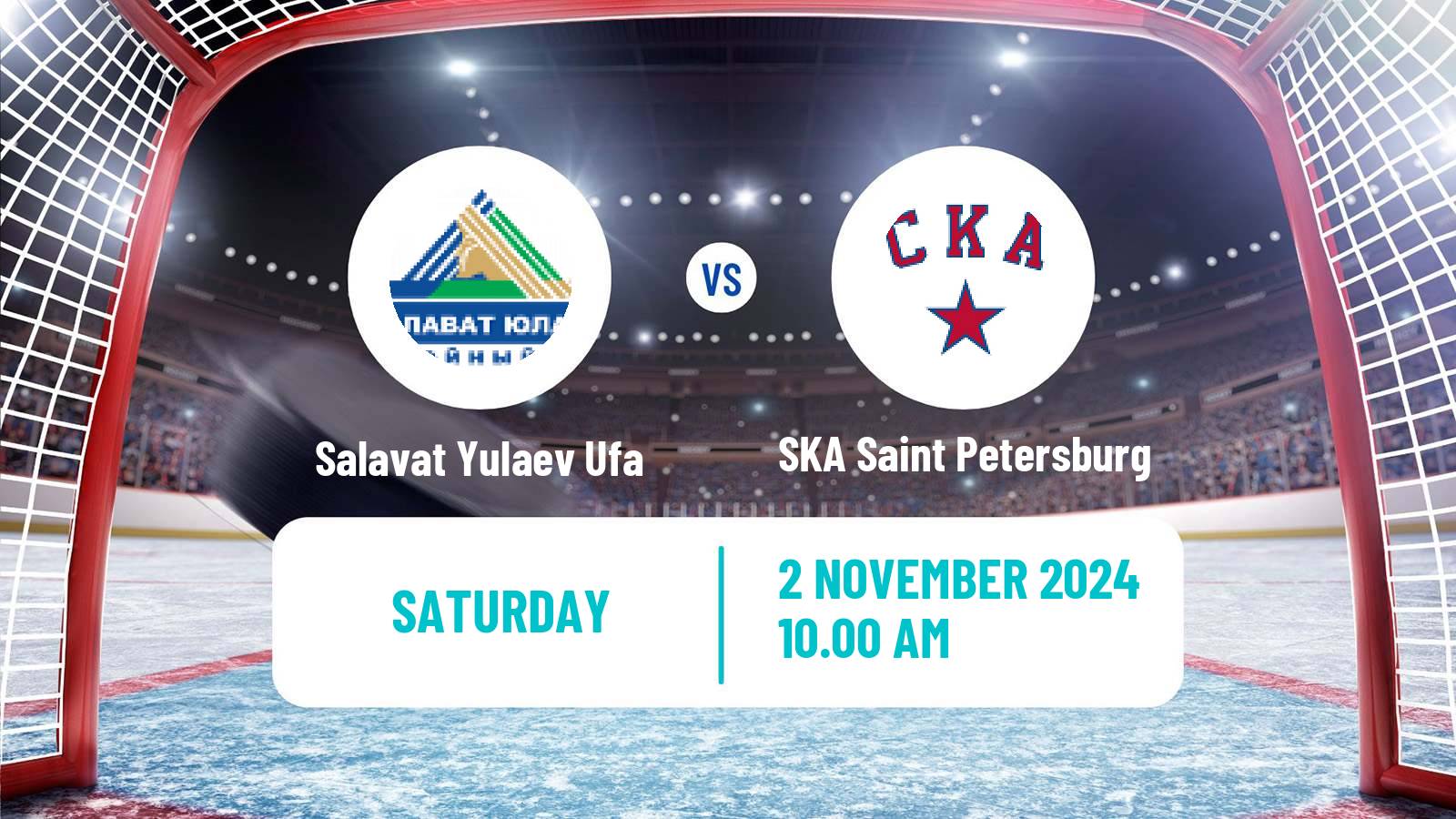 Hockey KHL Salavat Yulaev Ufa - SKA Saint Petersburg